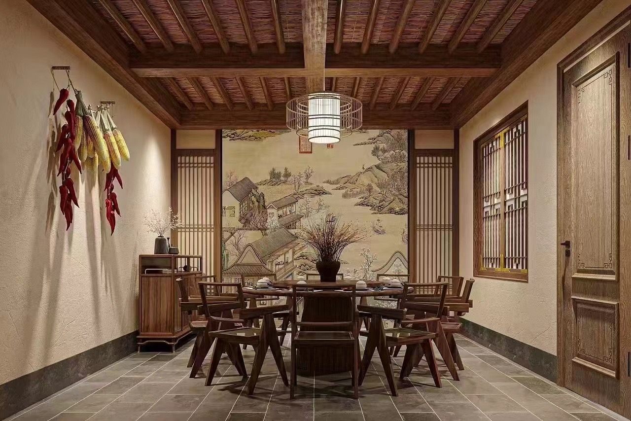 農(nóng)家樂(lè)小院餐廳該怎么裝修設(shè)計(jì)才好？