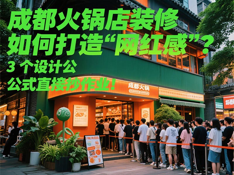 成都火鍋店裝修如何打造“網(wǎng)紅感”？3個設(shè)計公式直接抄作業(yè)！